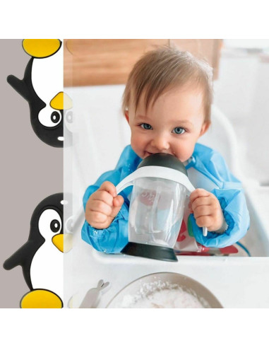 BN-BOC0544,Bocioland - Cana de apa cu pai si manere, 300 ml, 6 luni+, Pink