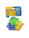 BN-ID6022,Nuby - Jucarii de baie in forma de animaute, Fara BPA, 4+ luni, Multicolor