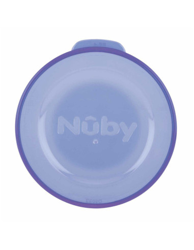 BN-NV0414002PINK,Nuby - Cana magica, 360°, Cu supapa din silicon, Cu capac, 300 ml, 6+ luni, Roz/Mov