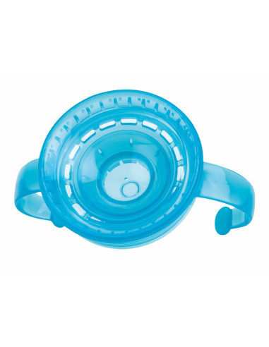 BN-NV0414019AQUA,Nuby - Cana cu manere, 360°, Din materialul ecologic tritan, Rezistenta, 240 ml, 6 luni+, Albastru