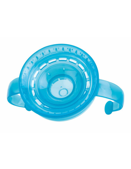 BN-NV0414019AQUA,Nuby - Cana cu manere, 360°, Din materialul ecologic tritan, Rezistenta, 240 ml, 6 luni+, Albastru