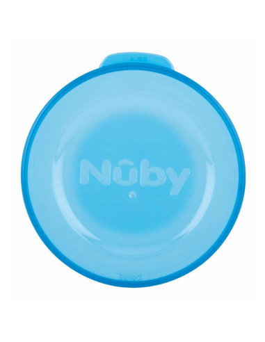 BN-NV0414019AQUA,Nuby - Cana cu manere, 360°, Din materialul ecologic tritan, Rezistenta, 240 ml, 6 luni+, Albastru