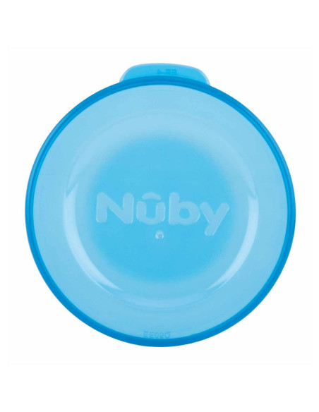 BN-NV0414019AQUA,Nuby - Cana cu manere, 360°, Din materialul ecologic tritan, Rezistenta, 240 ml, 6 luni+, Albastru