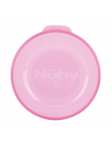 BN-NV0414019PINK,Nuby - Cana cu manere, 360°, Din materialul ecologic tritan, Rezistenta, 240 ml, 6 luni+, Roz