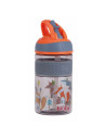 BN-NV0414024GREY,Nuby - Cana 2 in 1, Cu pai incorporat, Din materialul ecologic tritan, Rezistenta, 360 ml, 3+ ani, Gri