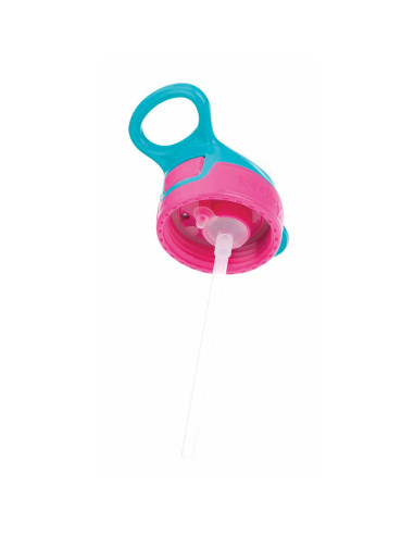 BN-NV0414021PINK,Nuby - Cana sport cu pai moale si pliabil, Din materialul ecologic tritan, Rezistenta, 360 ml, 3+ ani, Roz