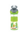 BN-NV0414021GREEN,Nuby - Cana sport cu pai moale si pliabil, Din materialul ecologic tritan, Rezistenta, 360 ml, 3+ ani, Verde