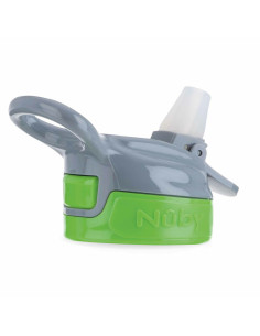 BN-NV0414021GREEN,Nuby - Cana sport cu pai moale si pliabil, Din materialul ecologic tritan, Rezistenta, 360 ml, 3+ ani, Verde 2