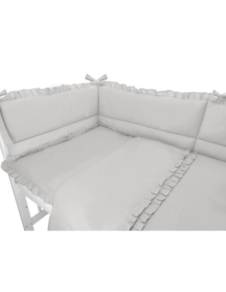 BN-6426972022835,MimiNu - Lenjerie patut 3 piese, Cu volanase, Cu protectie laterala, Din bumbac certificat Oeko Tex Standard 10 BN-6426972022835,MimiNu - Lenjerie patut 3 piese, Cu volanase, Cu protectie laterala, Din bumbac certificat Oeko Tex Standard 10