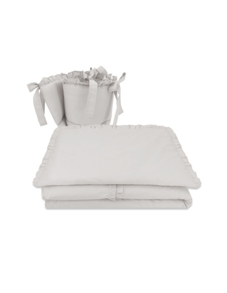 BN-6426972022934,MimiNu - Set lenjerie patut cu 6 piese, Cu volanase, Cu pilota si perna, Cu doua aparatori laterale, Din bumbac BN-6426972022934,MimiNu - Set lenjerie patut cu 6 piese, Cu volanase, Cu pilota si perna, Cu doua aparatori laterale, Din bumbac