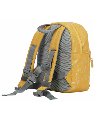 BN-49027,Rucsac pentru copii, Small animals, Cu doua compartimente, Cu bretele reglabile, Dimensiune 21 x 9 x 27 cm, FreeON, Yel