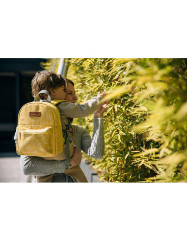 BN-49027,Rucsac pentru copii, Small animals, Cu doua compartimente, Cu bretele reglabile, Dimensiune 21 x 9 x 27 cm, FreeON, Yel
