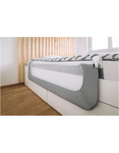 BN-48457,Bariera de protectie pentru pat bebe, Rabatabila, Instalare usoara, Dimensiune 135 x 57 cm, FreeON, Little Stars, Grey BN-48457,Bariera de protectie pentru pat bebe, Rabatabila, Instalare usoara, Dimensiune 135 x 57 cm, FreeON, Little Stars, Grey