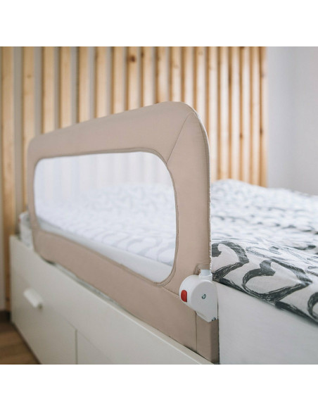 BN-48464,Bariera de protectie pentru pat bebe, Rabatabila, Instalare usoara, Dimensiune 135 x 57 cm, FreeON, Little Dots, Beige BN-48464,Bariera de protectie pentru pat bebe, Rabatabila, Instalare usoara, Dimensiune 135 x 57 cm, FreeON, Little Dots, Beige