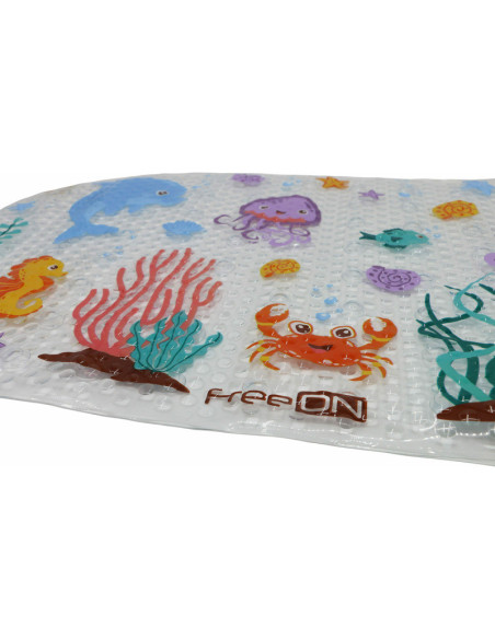 BN-48907,Covoras de baie antialunecare, Cu ventuze, Dimensiune 69 x 38 cm, FreeON