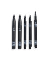 130-036,Markere negre The Ink Works - Set de 5 dimensiuni diferite