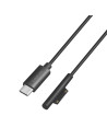 PA0224,CABLU alimentare LOGILINK, pt. Microsoft Surface, USB Type-C (T) la Surface conector, 1.8m, black, "PA0224"