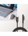 PA0224,CABLU alimentare LOGILINK, pt. Microsoft Surface, USB Type-C (T) la Surface conector, 1.8m, black, "PA0224"