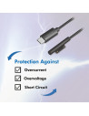 PA0224,CABLU alimentare LOGILINK, pt. Microsoft Surface, USB Type-C (T) la Surface conector, 1.8m, black, "PA0224"