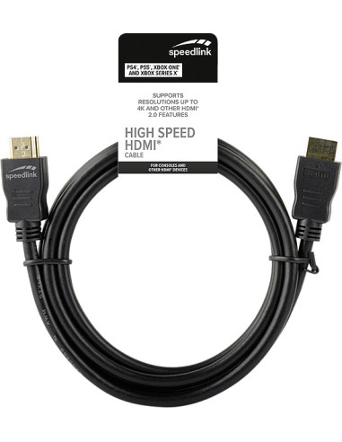 CABLU HDMI SPEEDLINK 4K PS5/PS4/Xbox 1.5M BLACK