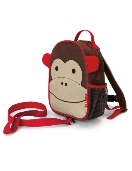 BS-212253,Skip Hop Ghiozdan cu centura de siguranta Zoo – Maimuta