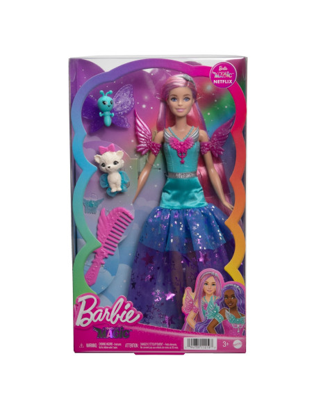 MTHLC32,Barbie Papusa Barbie Zana Cu Rochie Albastra