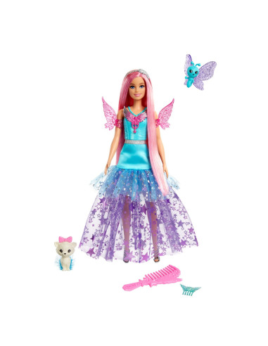 MTHLC32,Barbie Papusa Barbie Zana Cu Rochie Albastra