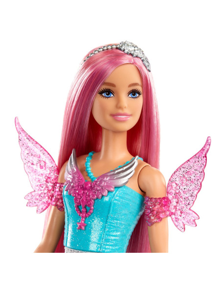 MTHLC32,Barbie Papusa Barbie Zana Cu Rochie Albastra