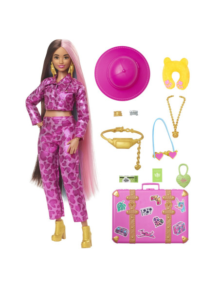 MTHPT48,Barbie Extra Fly Papusa Barbie Bruneta In Safari