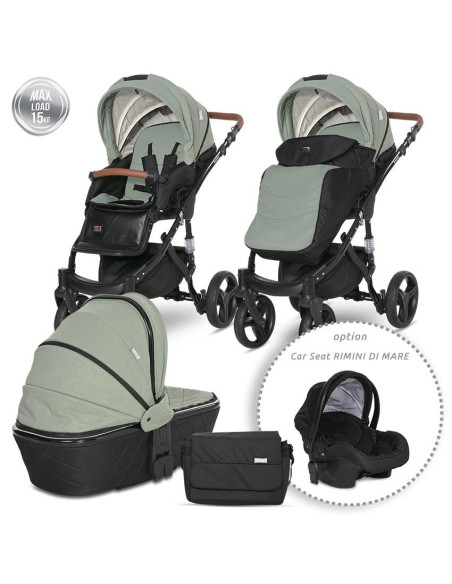 10021622390,Carucior Set Rimini Premium, cos landou separat, Green Bay
