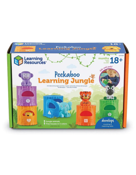 LER6815,Joc de sortat si numarat - Prietenii din jungla