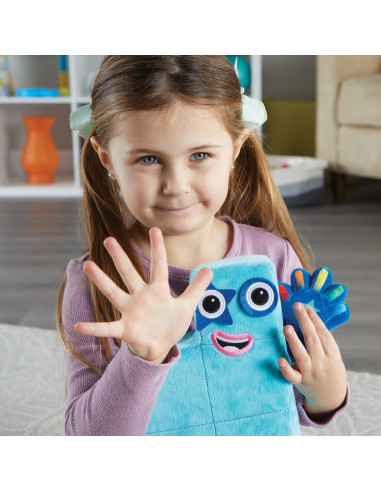 HM95352-UK,Mascota cu sunete si lumini Numberblocks - Cinci