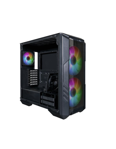 H500-KGNN-S00,Carcasa Cooler Master HAF 500, U3X2,U3.1 Type C x1, E-ATX, 200mm ARGB fan x2, 120mm ARGB fan x1 in rear,black, "H5