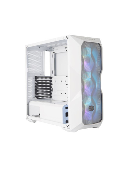 TD500V2-WGNN-S00,Carcasa Cooler Master TD500 MESH V2 white, U3x2,U3.1type Cx1,CNC TG,w/hub,CF120 ARGBx3,white,PSU cover,mesh, "T