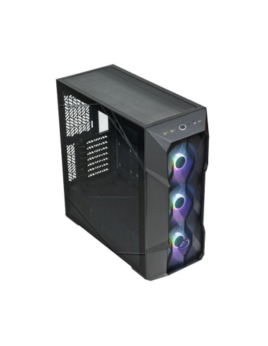 TD500V2-KGNN-S00,Carcasa Cooler Master TD500 MESH V2, U3x2,U3.1type Cx1,CNC TG,w/hub,CF120 ARGBx3,PSU cover,mesh, "TD500V2-KGNN-