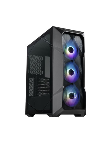 TD500V2-KGNN-S00,Carcasa Cooler Master TD500 MESH V2, U3x2,U3.1type Cx1,CNC TG,w/hub,CF120 ARGBx3,PSU cover,mesh, "TD500V2-KGNN-