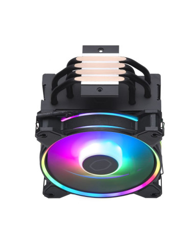 RR-S4KK-20PA-R1,COOLERE Cooler Master Hyper 212 Halo Black, 4HP,Halo2 12025 ARGB,Black Paint Heat Pipe,Black Cover,PWM,w/o contr