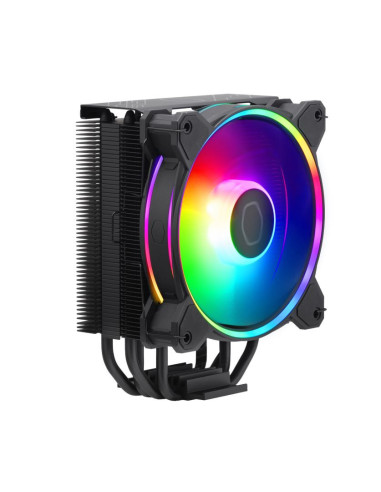 RR-S4KK-20PA-R1,COOLERE Cooler Master Hyper 212 Halo Black, 4HP,Halo2 12025 ARGB,Black Paint Heat Pipe,Black Cover,PWM,w/o contr