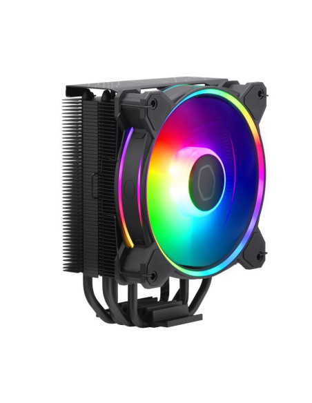 RR-S4KK-20PA-R1,COOLERE Cooler Master Hyper 212 Halo Black, 4HP,Halo2 12025 ARGB,Black Paint Heat Pipe,Black Cover,PWM,w/o contr