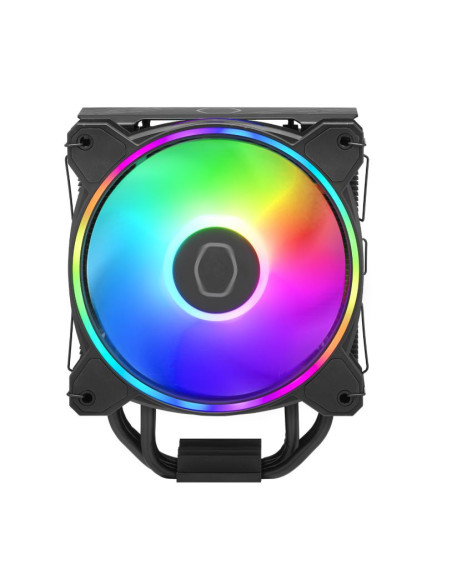 RR-S4KK-20PA-R1,COOLERE Cooler Master Hyper 212 Halo Black, 4HP,Halo2 12025 ARGB,Black Paint Heat Pipe,Black Cover,PWM,w/o contr