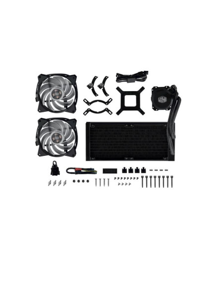 MLW-D24M-A18PZ-R1,COOLERE Cooler Master MASTERLIQUID 240 Core, Patent Dual Chamber, 240mm Rad, Sickleflow 120 ARGB, ARGB Gen 2, 