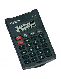 CANON AS8 HANDHELD CALCULATOR 8DIG,BE4598B001AA 2