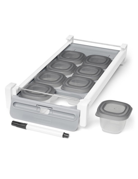 BS-252801,Skip Hop Set tava glisanta si recipiente pentru depozitare usoara - Gri