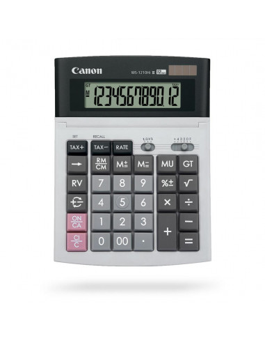 Calculator birou Canon WS-1210THB, 12 digiti, display LCD