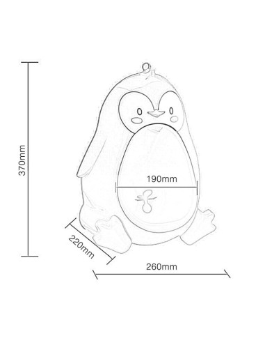 UP-drl-pinguini3,Pisoar Pinguin pentru Baietei Drool (Culoare: Verde)