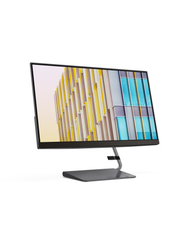 66A8GAC6EU,Monitor Lenovo Q24h, 60,5 cm (23.8"), 2560 x 1440 Pixel, Quad HD, LED, 6 ms, Gri