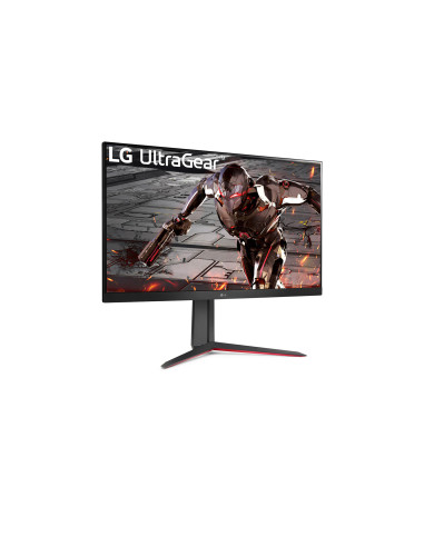 32GN650-B,Monitor MS LG 32GN650-B, 80 cm (31.5"), 2560 x 1440 Pixel, Quad HD, LED, 1 ms, Negru, Rosu