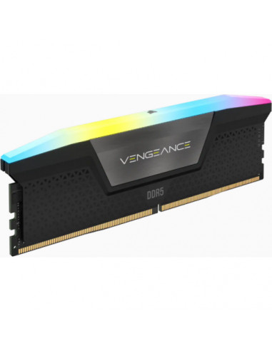 CMH32GX5M2B7000C40,Corsair Vengeance RGB, DDR5, 32GB (2x16GB), 7000 MHz, C40, 1.45V, Intel XMP, Negru "CMH32GX5M2B7000C40"