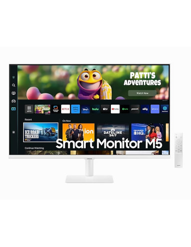 LS32CM501EUXDU,Monitor Samsung Smart M5 LS32CM501E, 81,3 cm (32"), 1920 x 1080 Pixel, Full HD, LCD, 4 ms, Alb