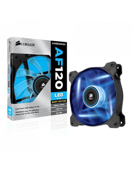 Cooler carcasa Corsair AF120 LED Blue Quiet Edition High